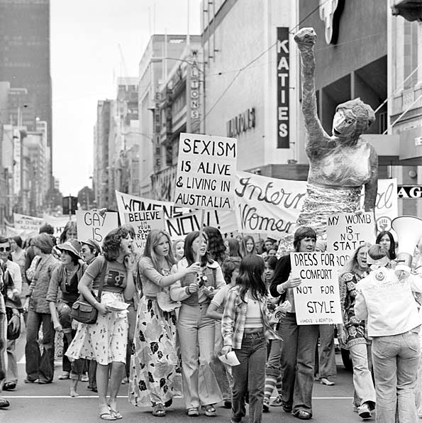 International Women's Day march in 1975