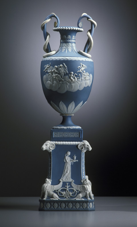Wedgwood vase, 'Venus in her chariot', c1787